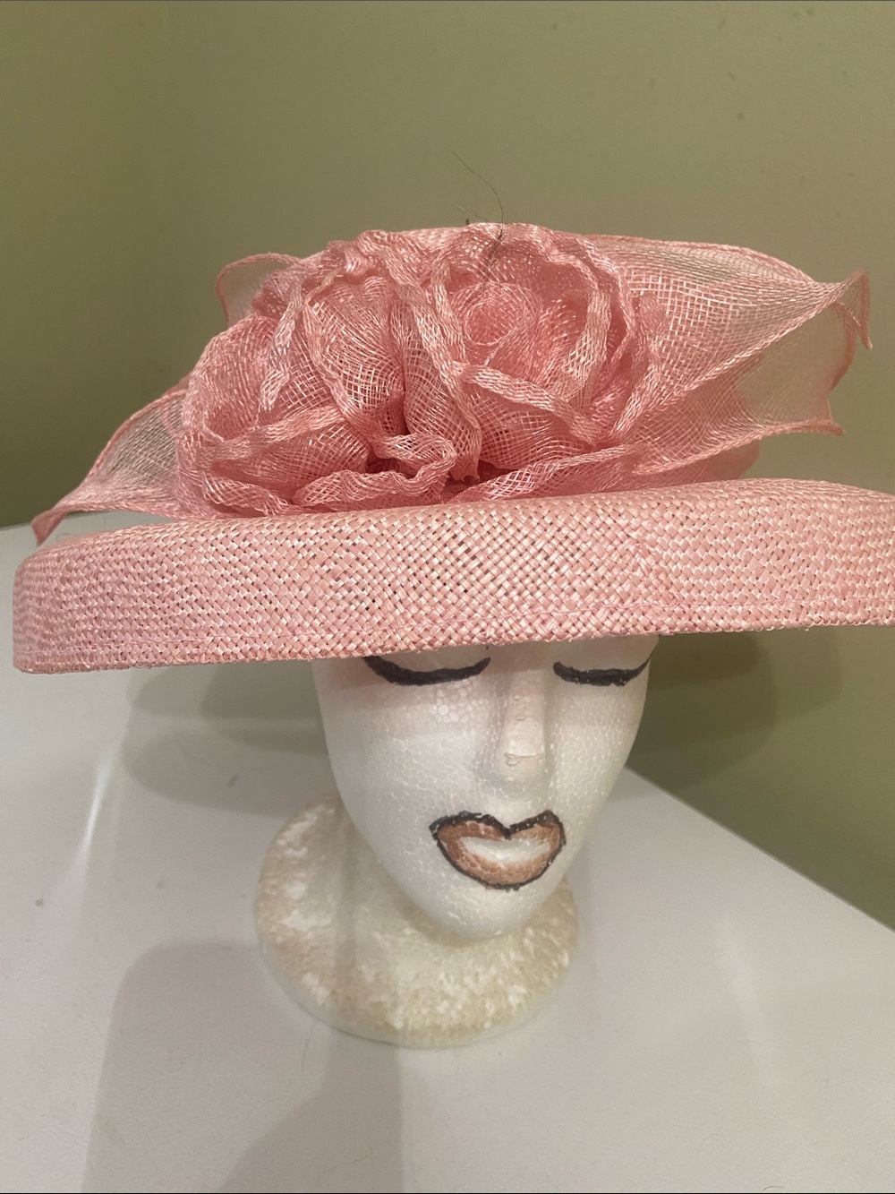Pretty Pink Church Hat / Dress Hat by Betmar N Y